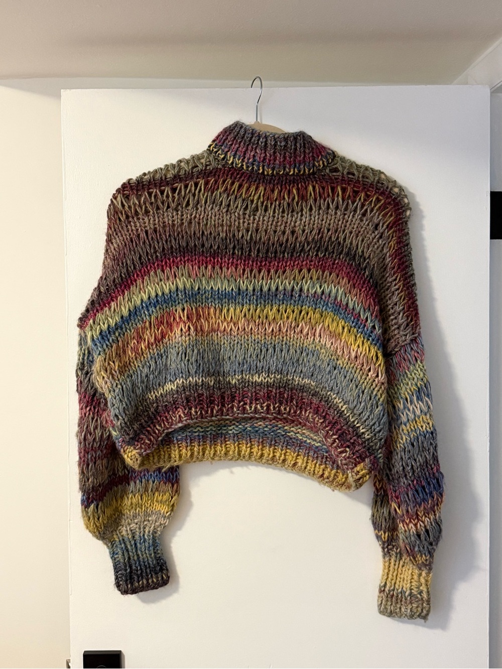 Frisson knits multicolor mock neck